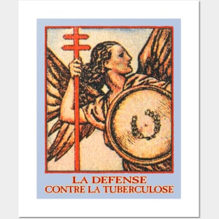 Vintage French Fight Tuberculosis Artwork Posters and Art
